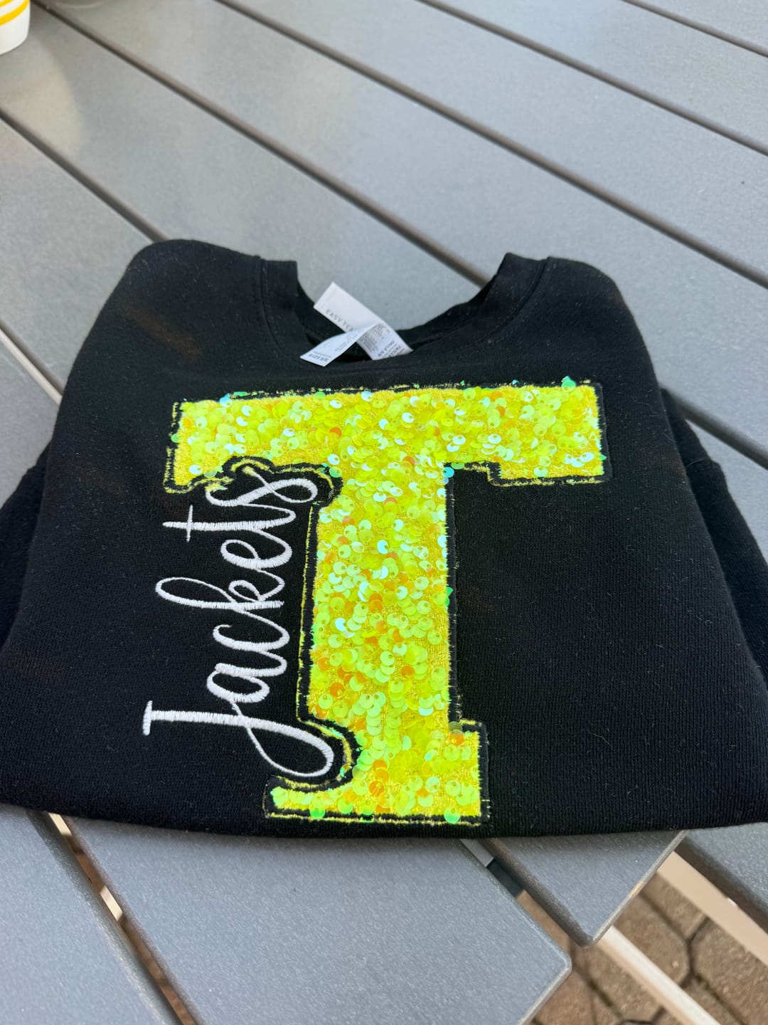 Customer photo review of Sequin on Velvet