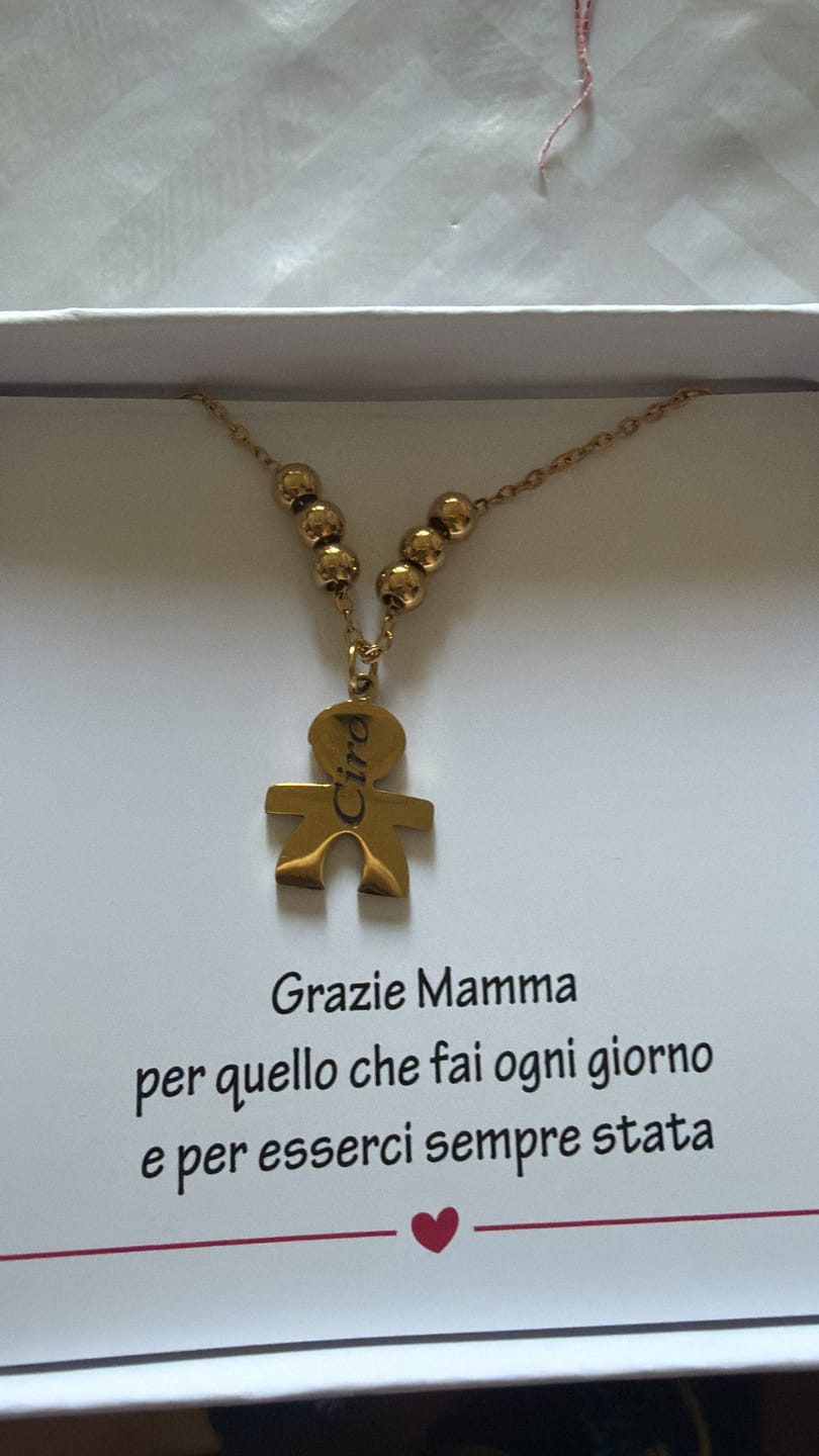 Customer photo review of Collana con bambini - I Miei Tesori