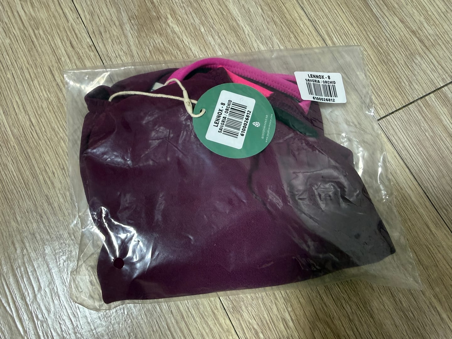 Customer photo review of LENNOX ONE PIECE - Sangria|Orchid