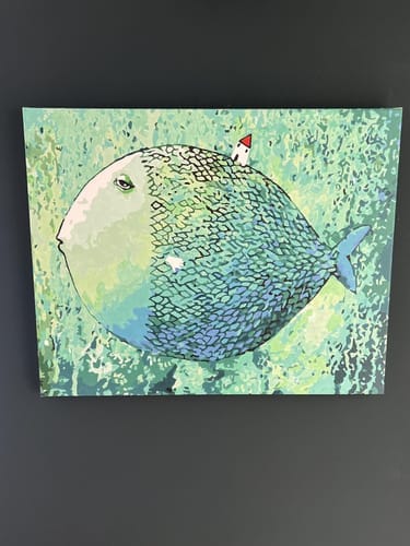 Customer photo review of Poisson artistique