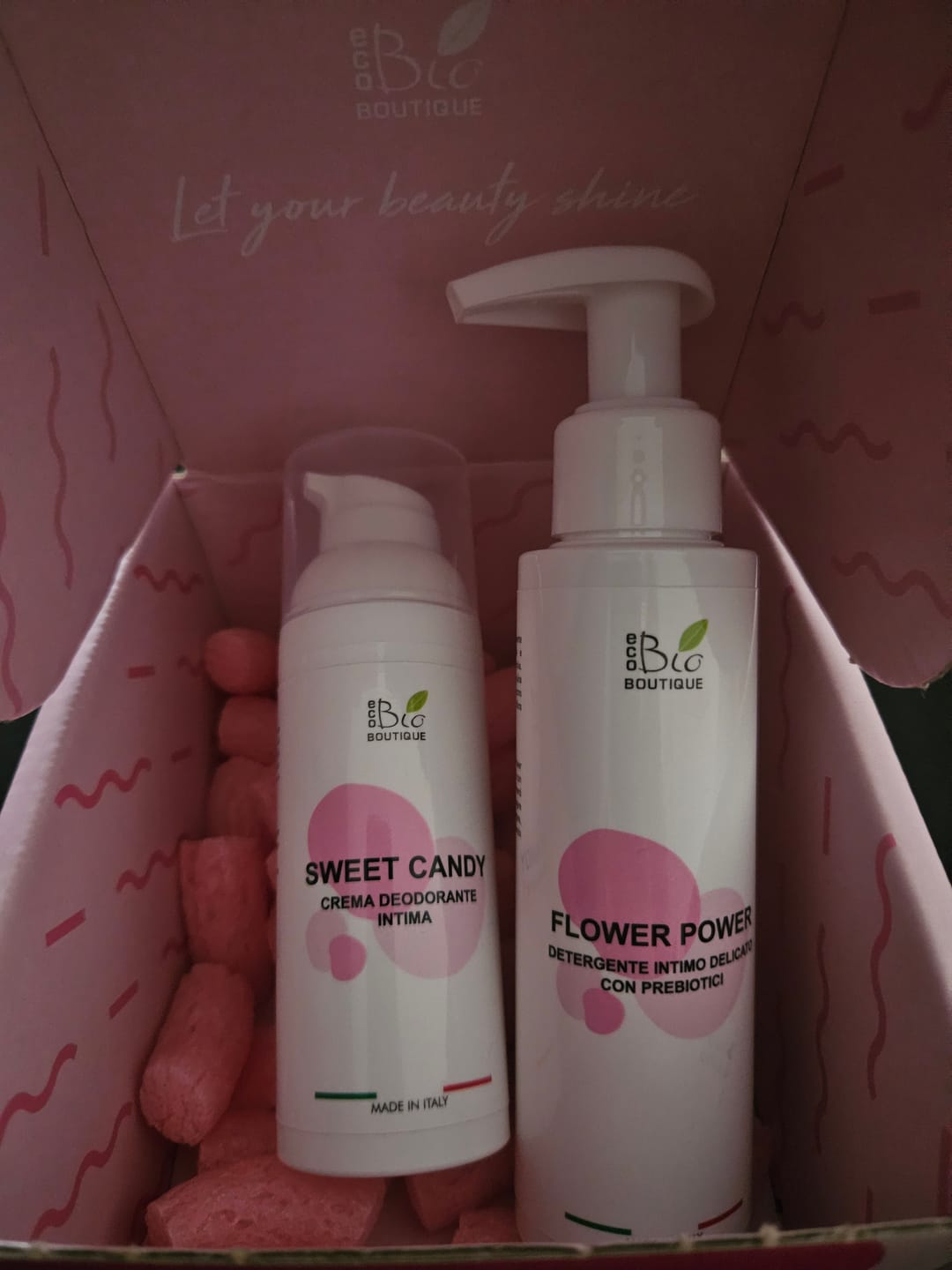 Customer photo review of V Skincare Kit