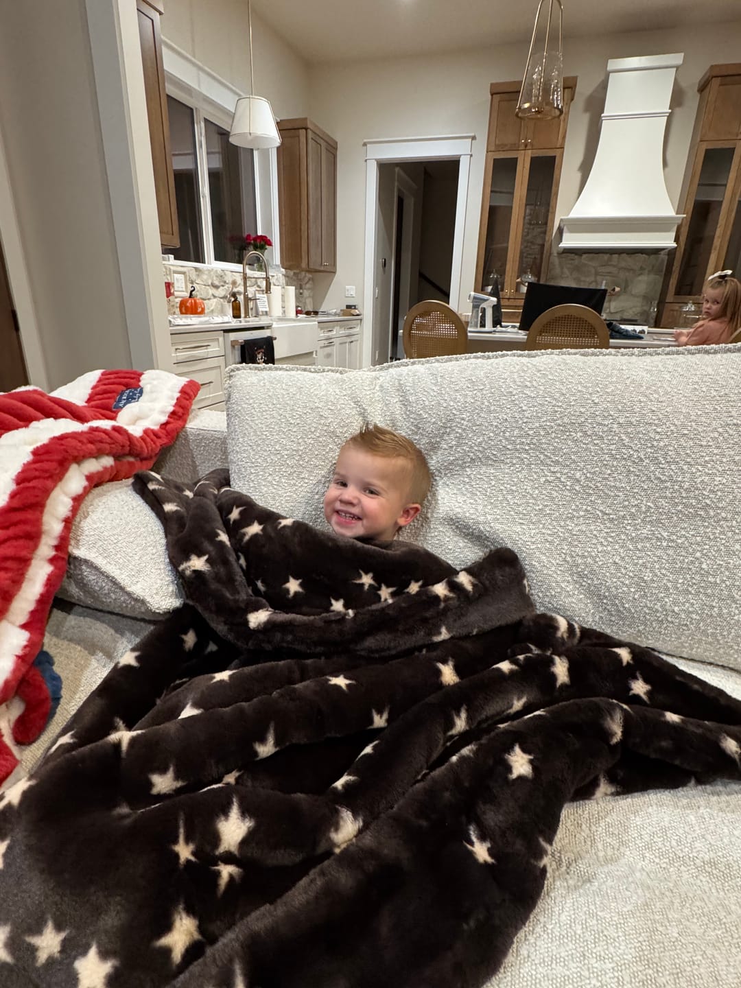 Customer photo review of Lush Halloween Stars Blanket