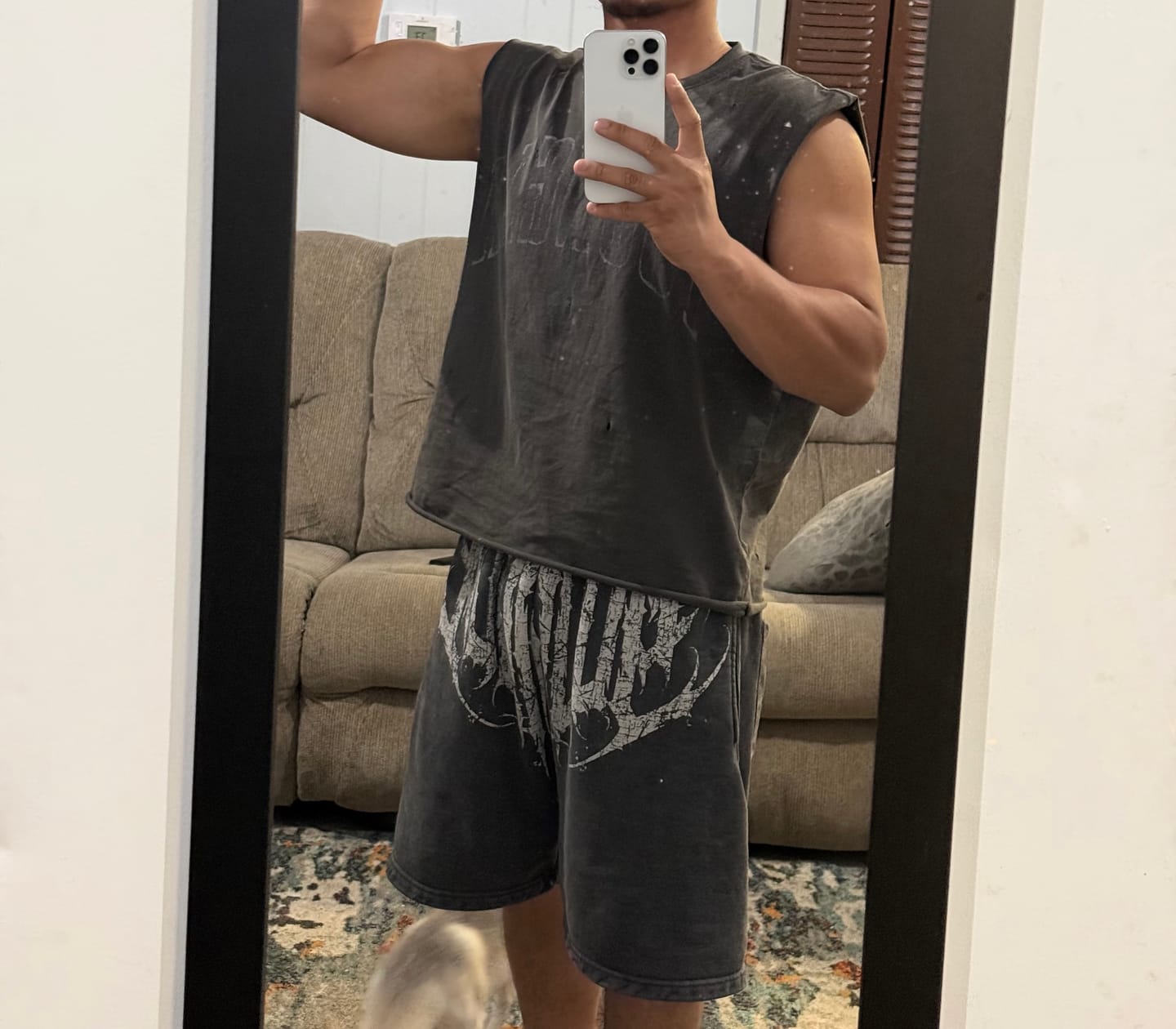 Customer photo review of 1011 - Dark Wave Shorts