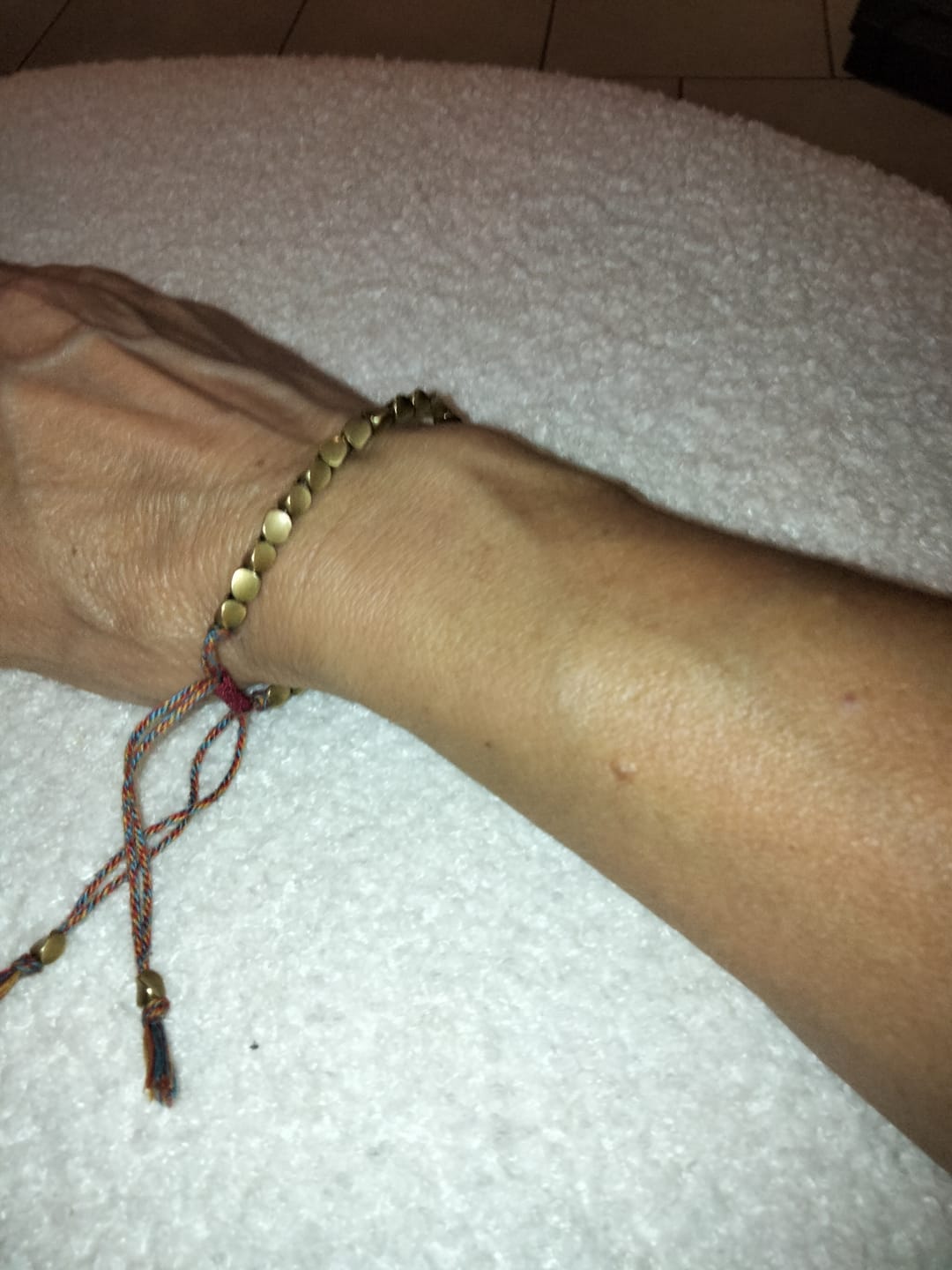 Customer photo review of Bracelet Tibétain Porte-Bonheur