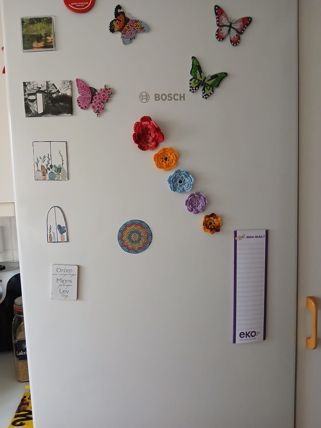 Customer photo review of Diamond Painting Magneter – Set med 12 mandalor