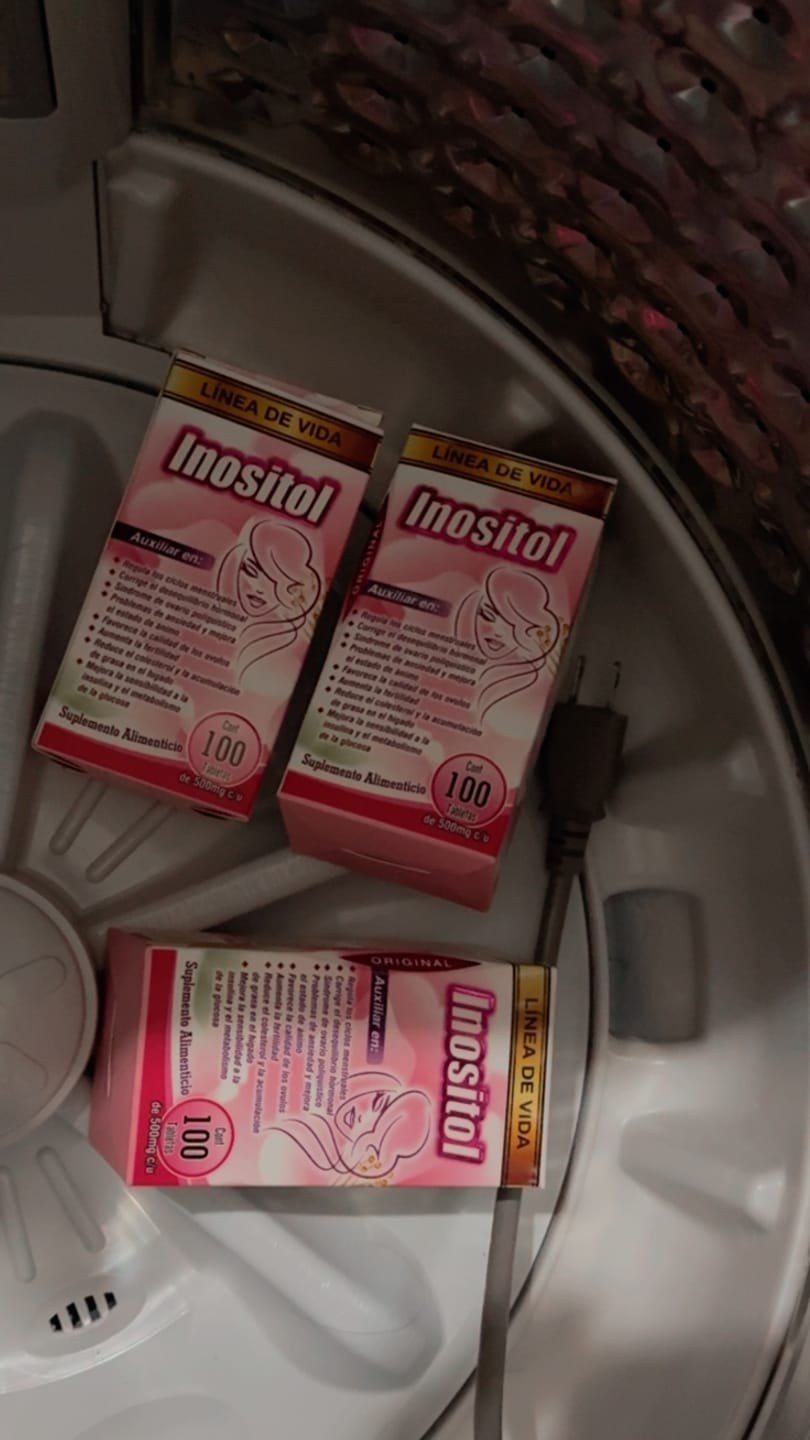 Customer photo review of Inositol | 100 Tabletas de 500 mg