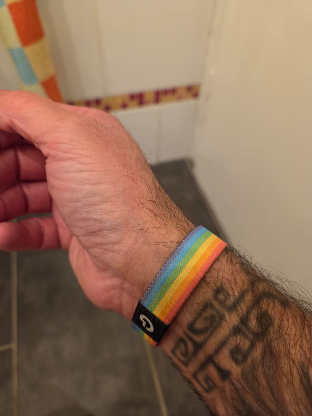 Customer photo review of rainbow