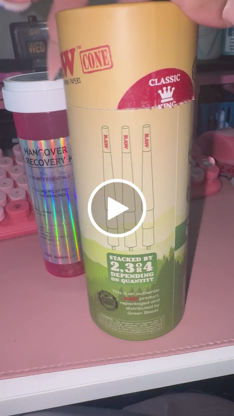 Customer video review of RAW Classic King Size Cones