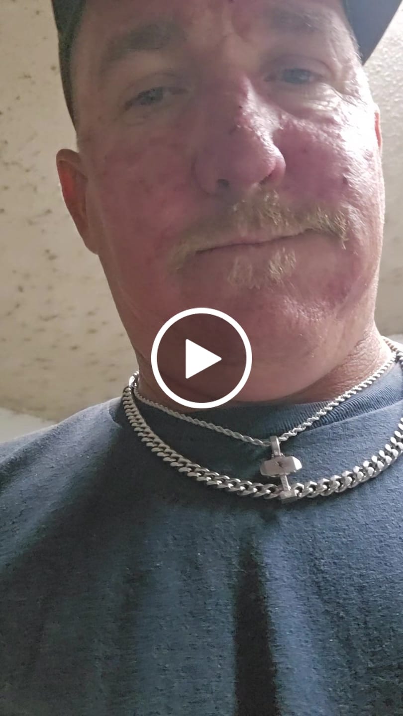 Customer video review of "Unbreakable" Cuban (Silver) 8mm