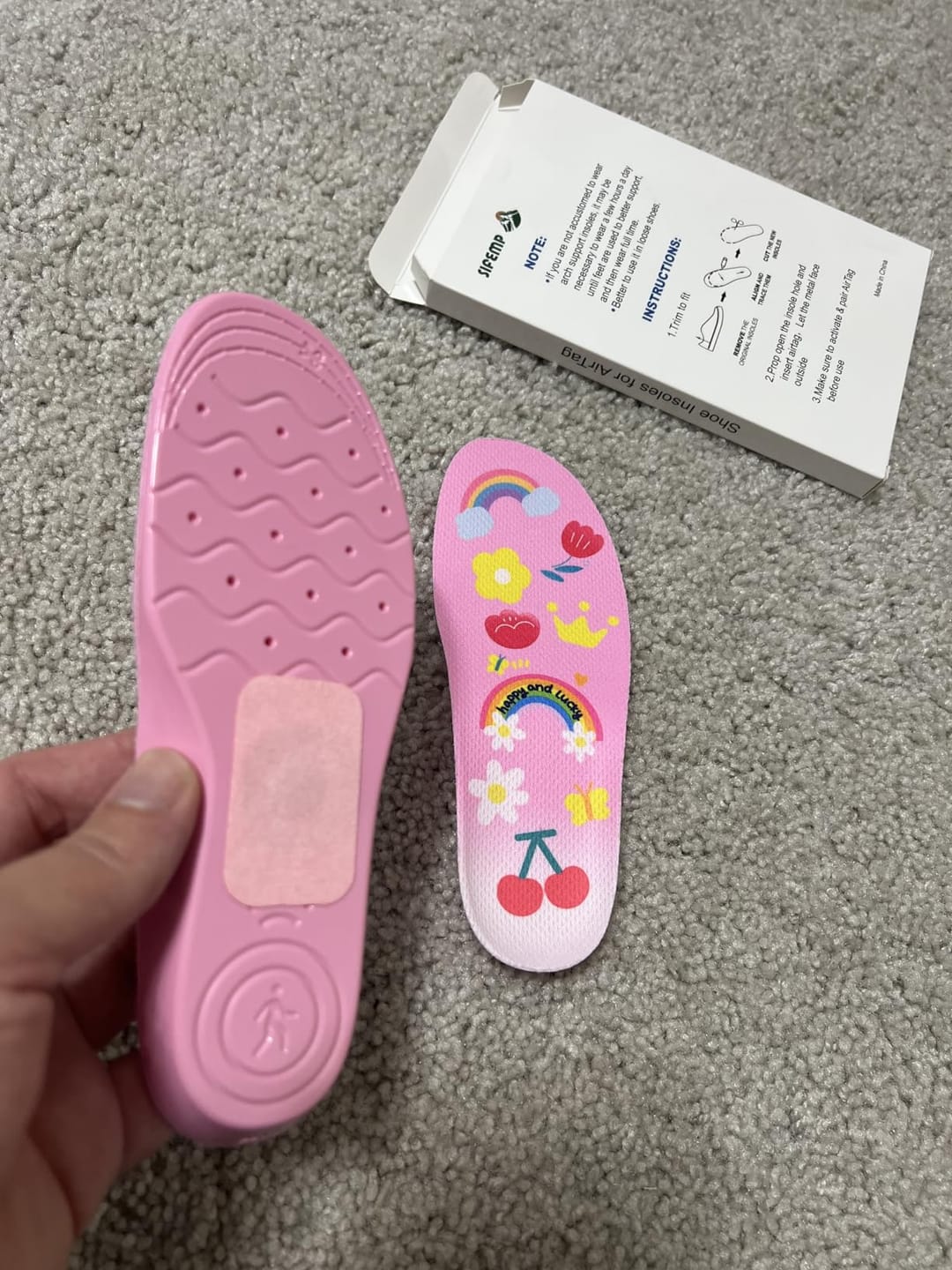 Customer photo review of Baby TrackSoles