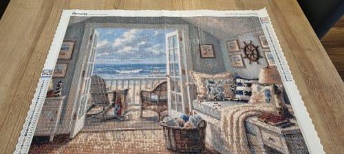 Customer photo review of Diamond Painting - Vue sur l’Océan
