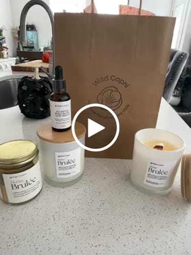 Customer video review of Honey Brulée Candle | Limited Batch