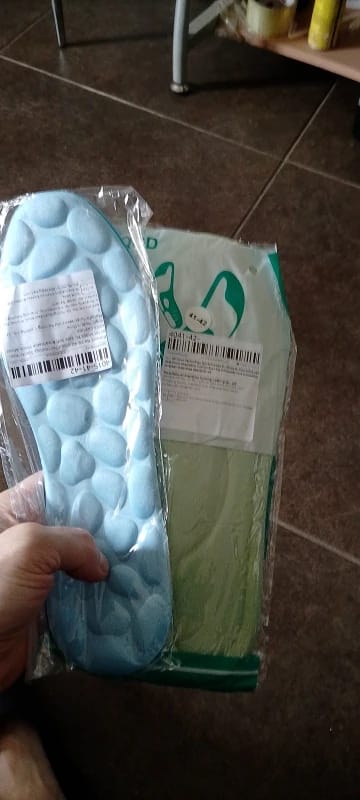 Customer photo review of Plantillas Amortiguadoras Nube