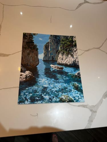 Customer photo review of Crique Bleue Paisible