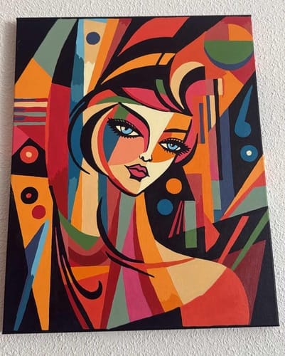 Customer photo review of Femme abstraite style Picasso