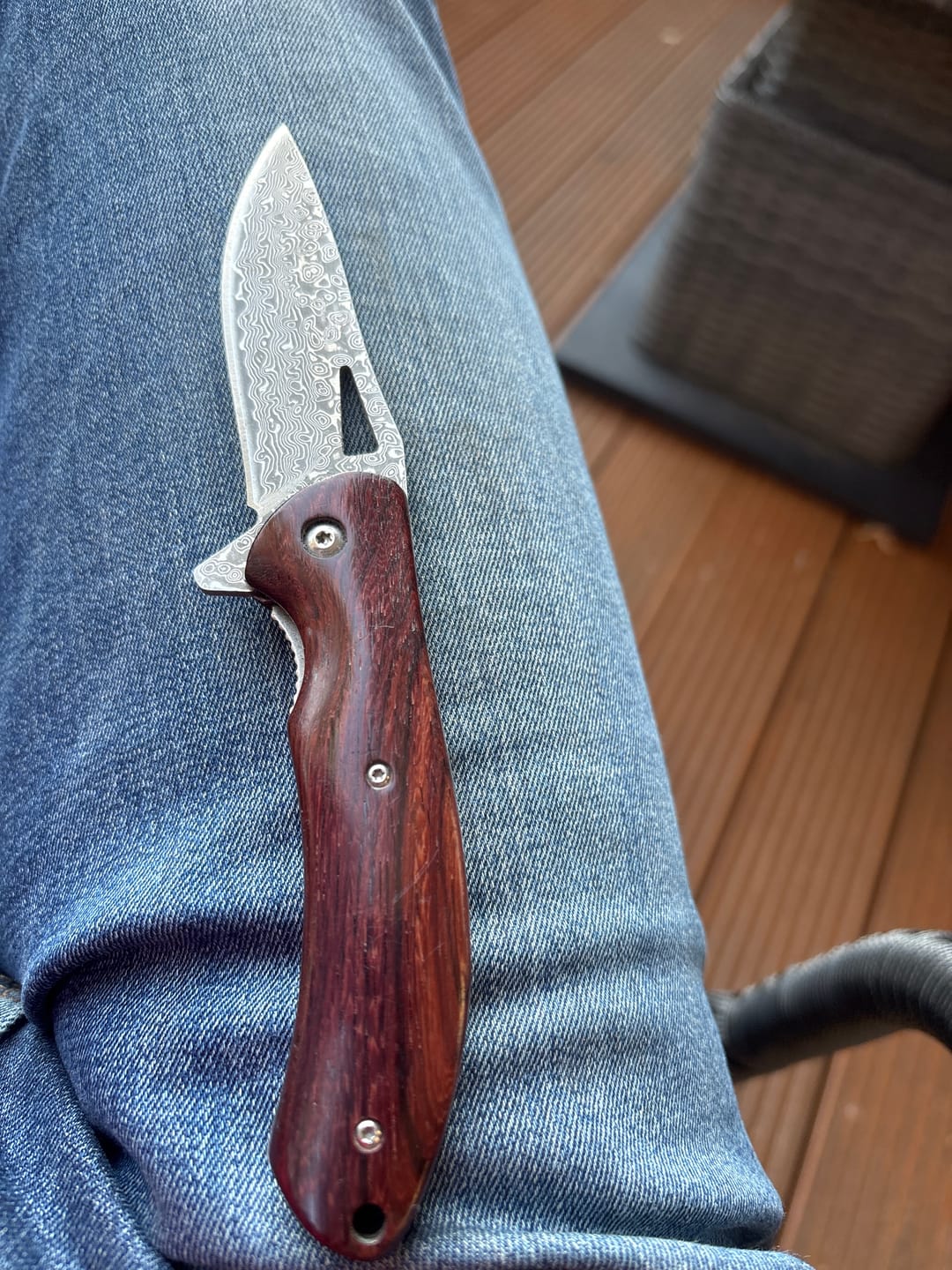 Customer photo review of Taschenmesser Damast Heritage