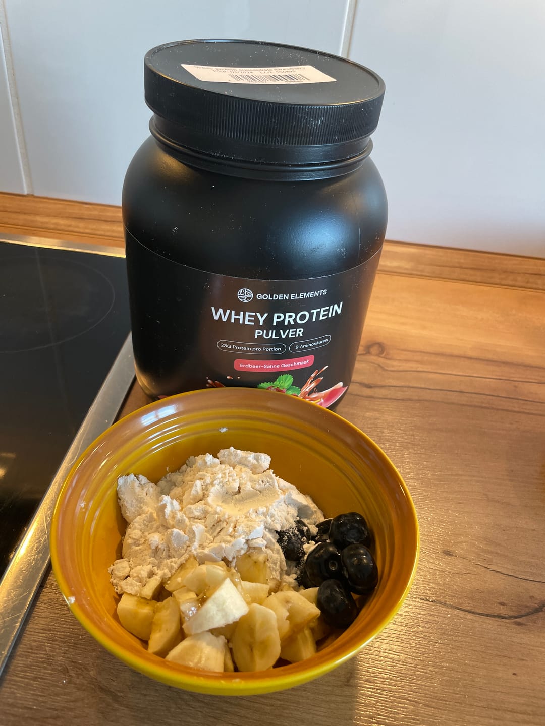 Customer photo review of Whey Protein - 1000g Pulver