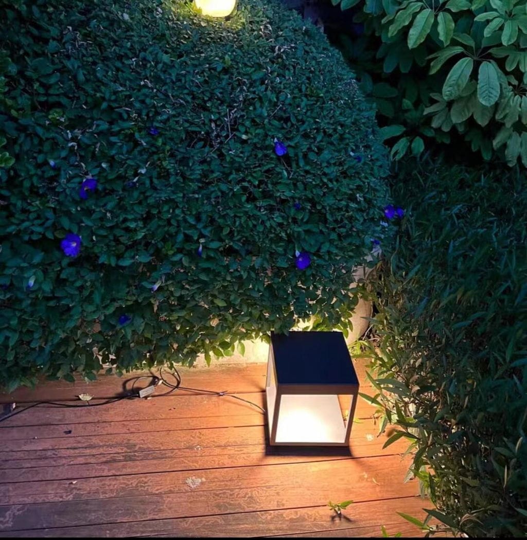 Customer photo review of Outdoor Post Light, Stainless Steel, IP65 Waterproof, Integrated LED