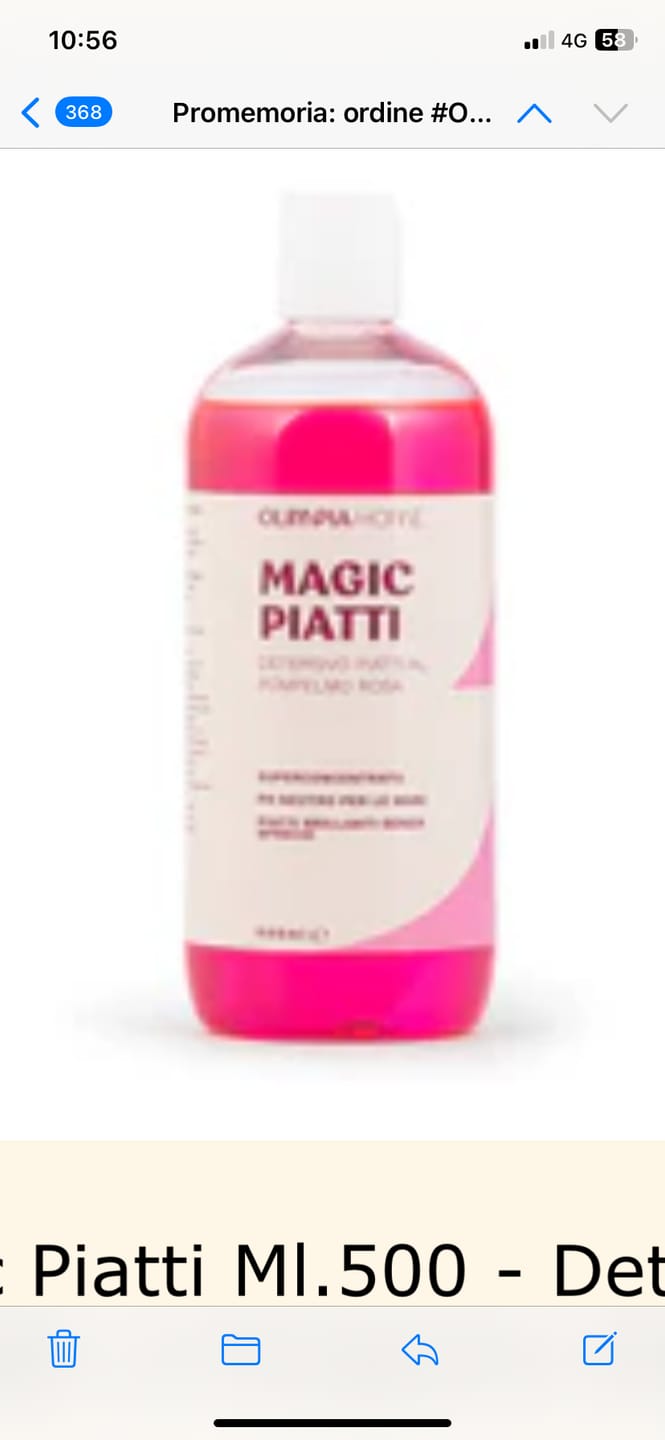 Customer photo review of Magic Piatti Ml.500 - Detersivo Piatti al Pompelmo Rosa