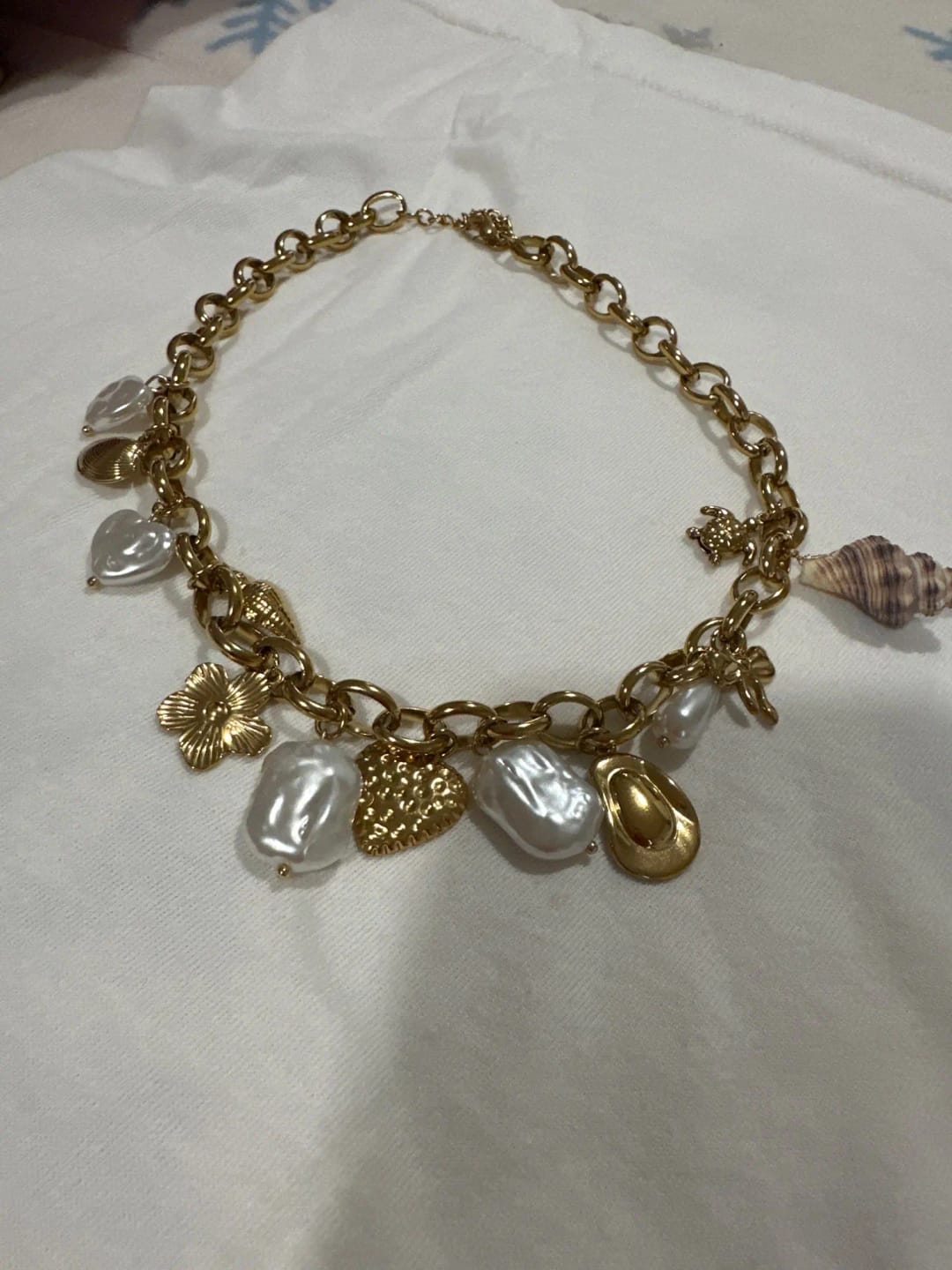 Customer photo review of Neo-Shoreline Necklace