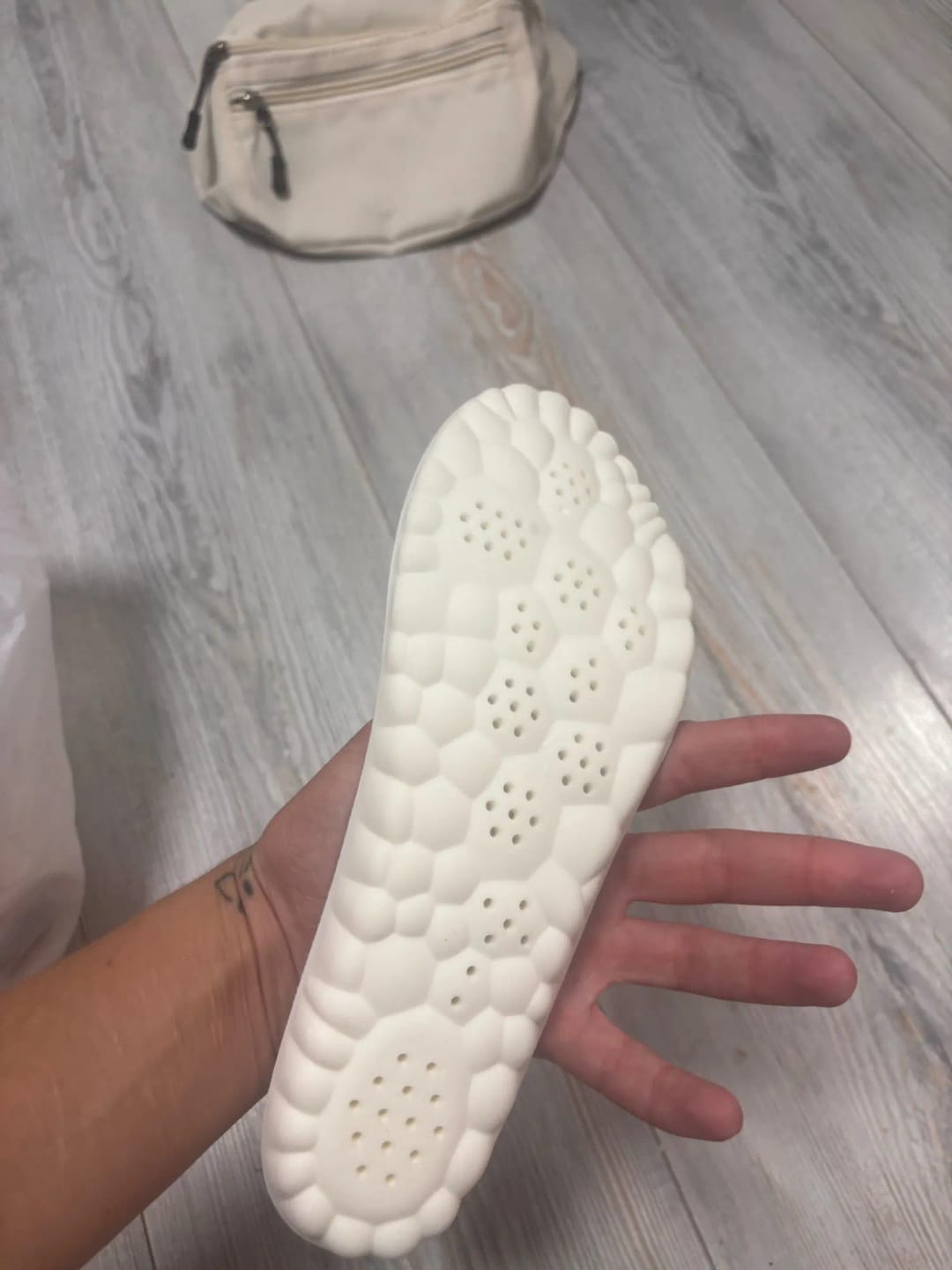 Customer photo review of Plantillas Amortiguadoras Nube