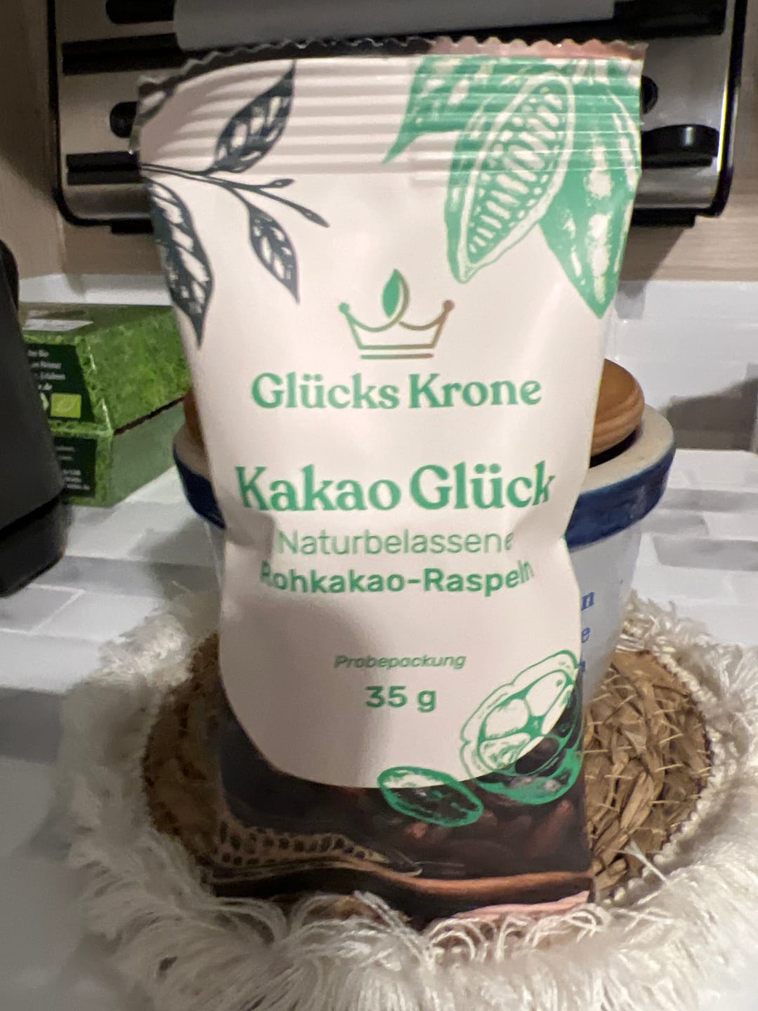 Customer photo review of Bio Kakao Glück 1 kg (100% Bio Roh Kakao)