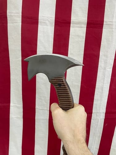 Customer photo review of Combat tomahawk "Barong" with polymer composite handle
