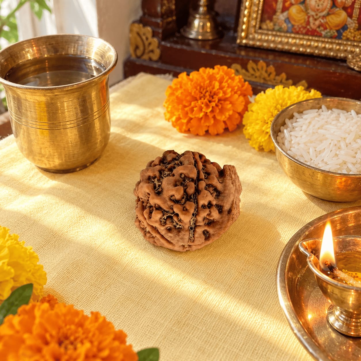 Customer photo review of Ganesh Mukhi Rudraksha (Nepali)