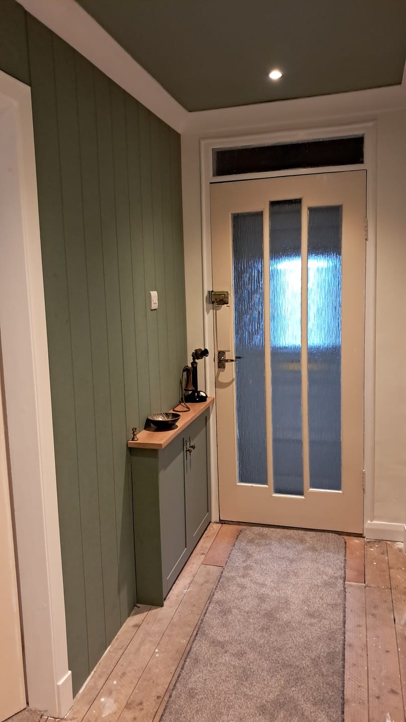 Customer photo review of Wide Tongue & Groove Wall Panels