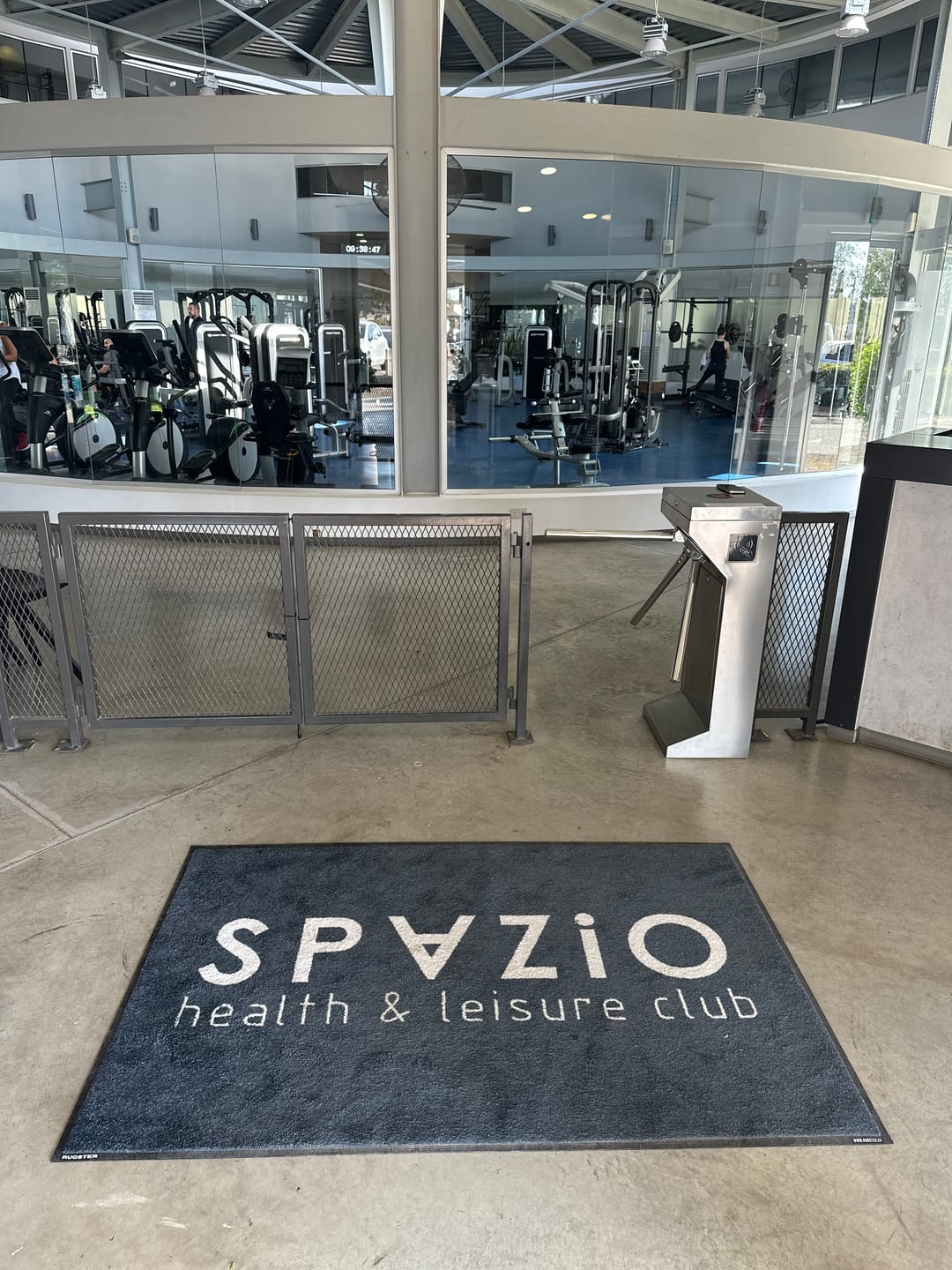 Customer photo review of Custom Indoor Logo Mat