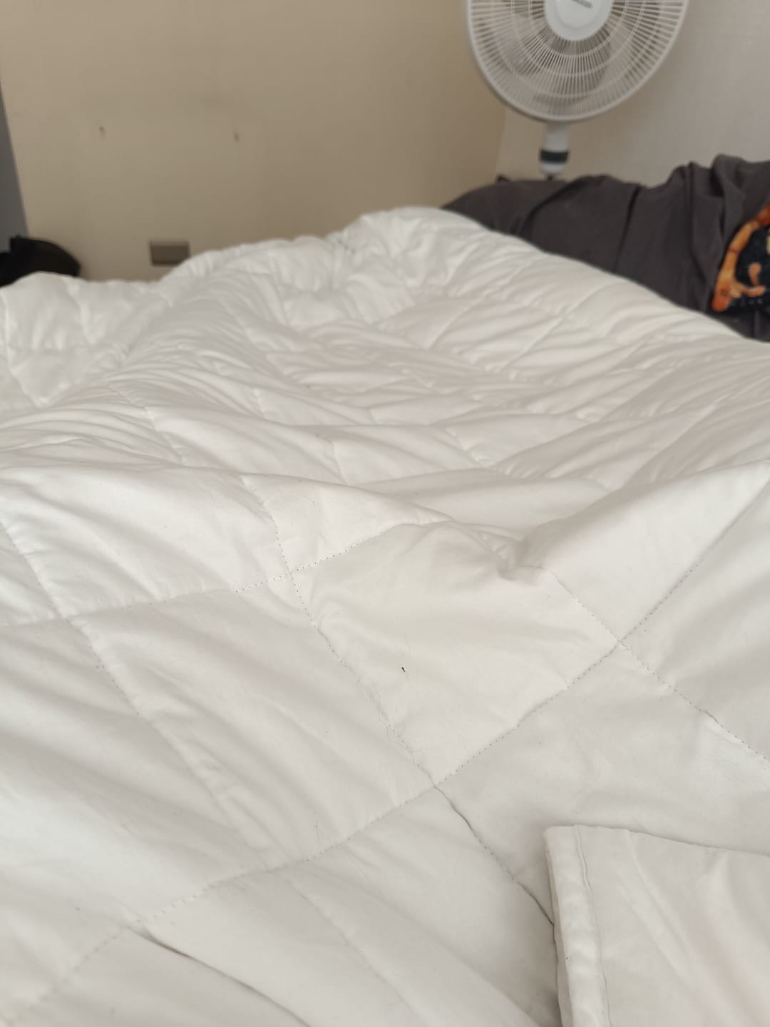 Customer photo review of Manta Pesada (Tamaño Personal Adultos) - 100 noches de prueba / Algodón 100% natural