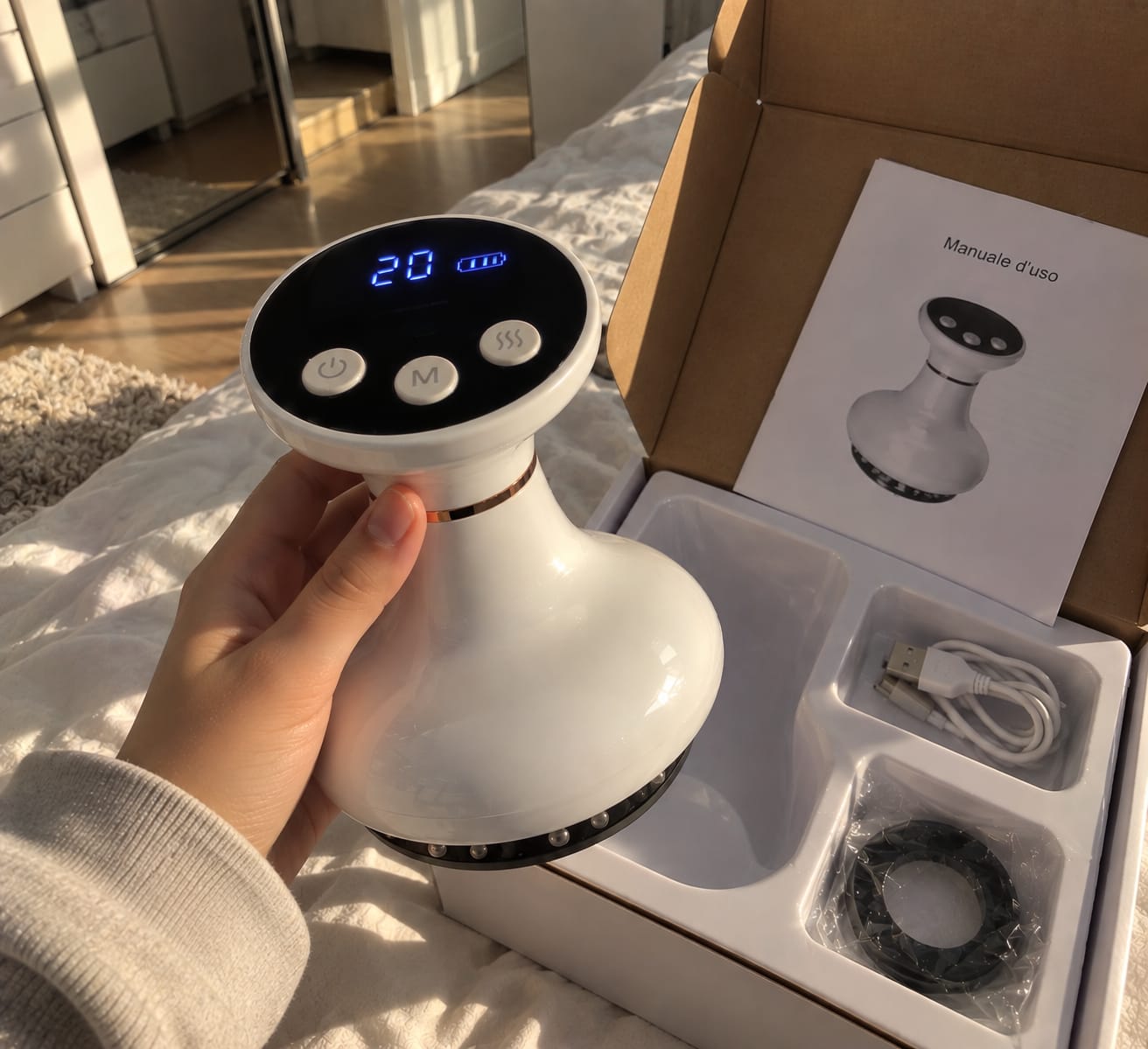 Customer photo review of DrenaSlim® – Dispositivo Drenante AntiCellulite