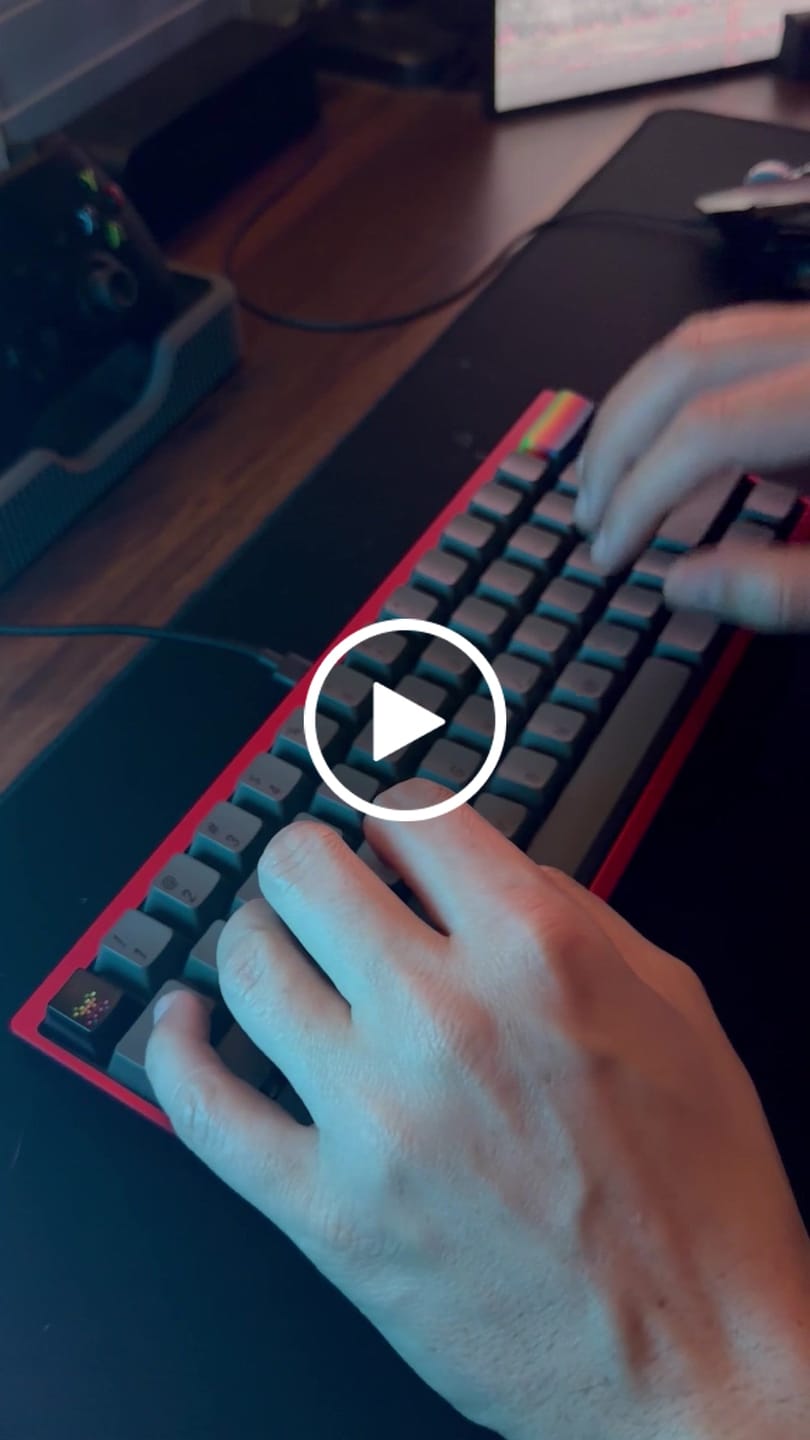 Customer video review of KEYGEEK Y2X Linear Switch Factory Lubed (10PCS)