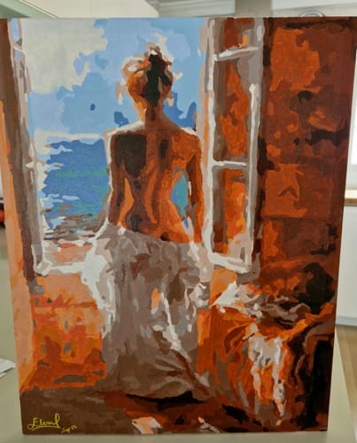 Customer photo review of Femme dénudée et grand Soleil