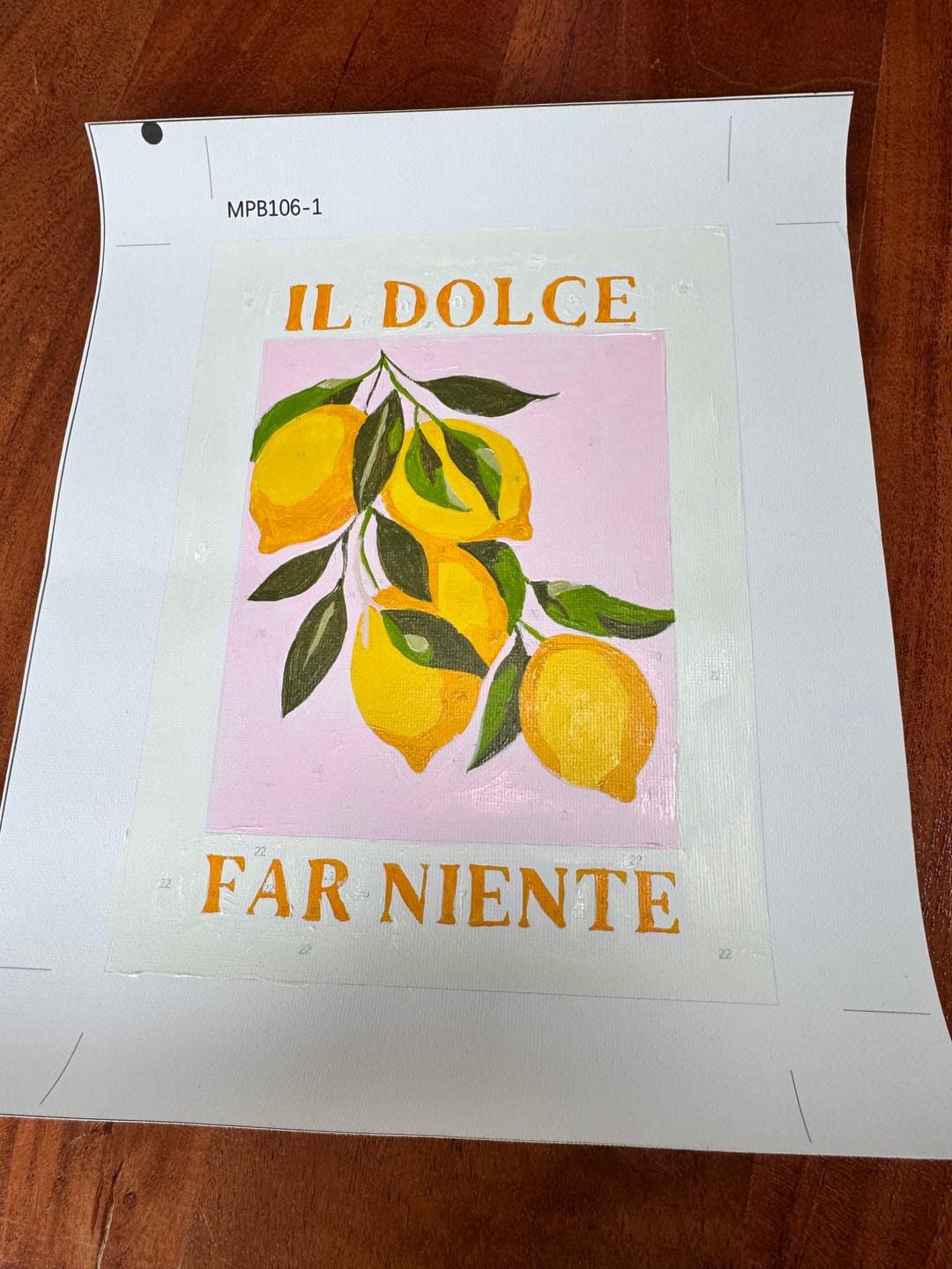 Customer photo review of 6 Mini Paintings - Italian ''Dolce Vita'' Set
