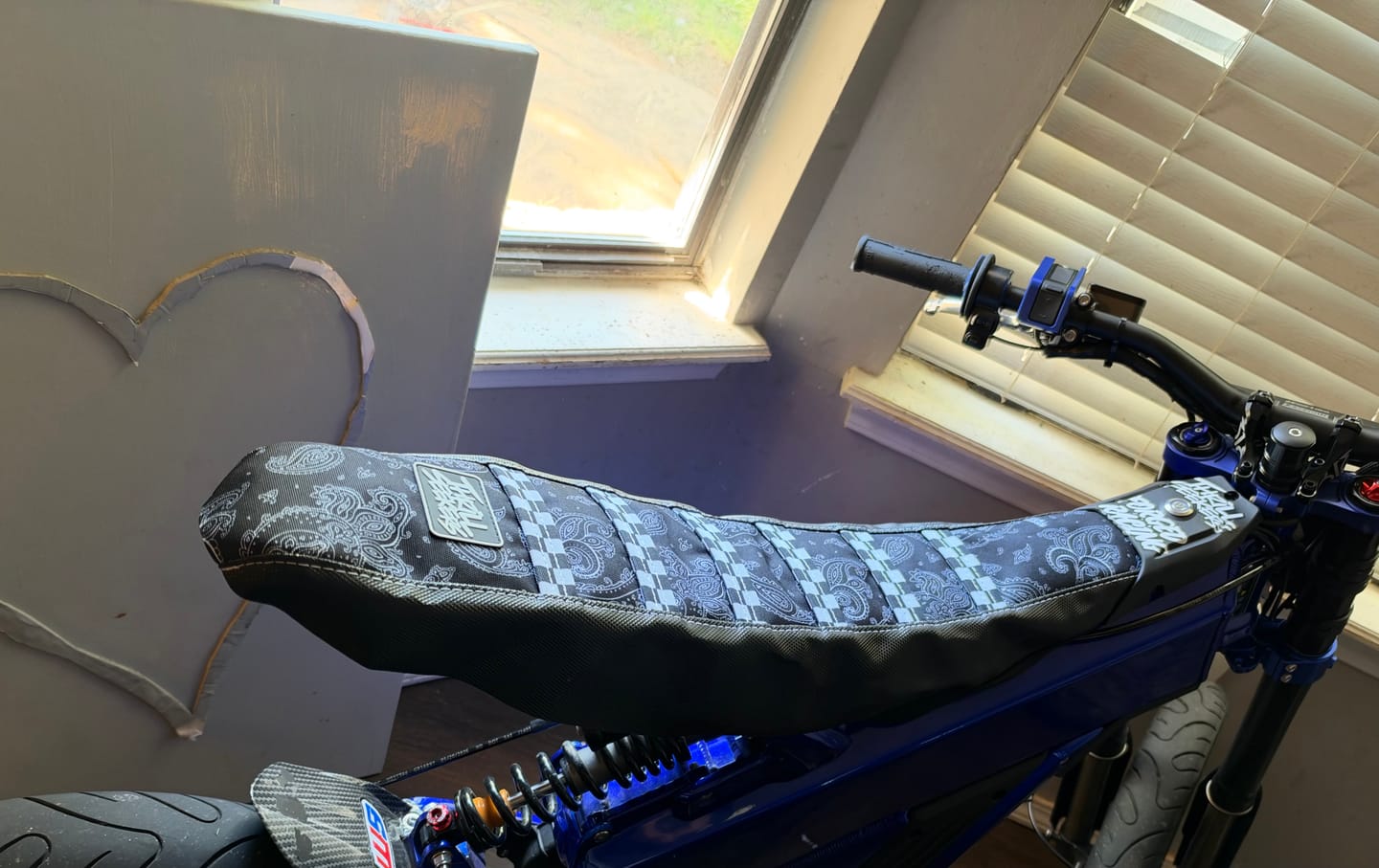 Customer photo review of Custom Seat Cover: 2020 Yamaha YZ85