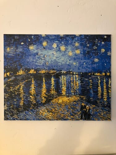 Customer photo review of Van Gogh Nuit Etoilée sur le Rhône