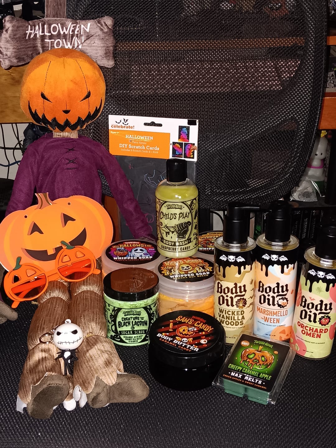 Customer photo review of Halloween Town Plushie Set