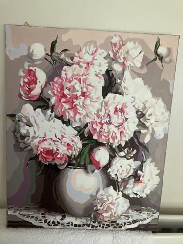 Customer photo review of Vase de Pivoines