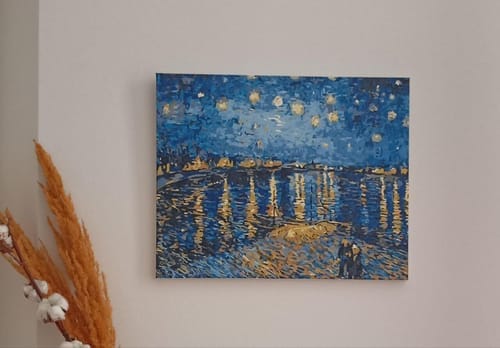 Customer photo review of Van Gogh Nuit Etoilée sur le Rhône