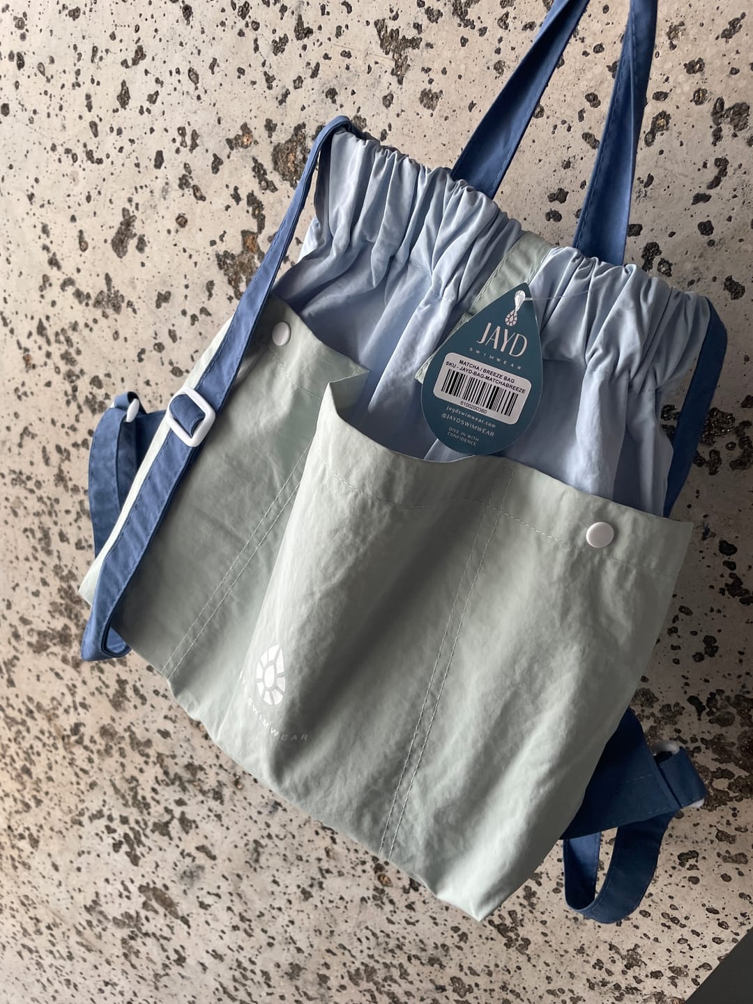 Customer photo review of JAYD Bag - Matcha|Breeze