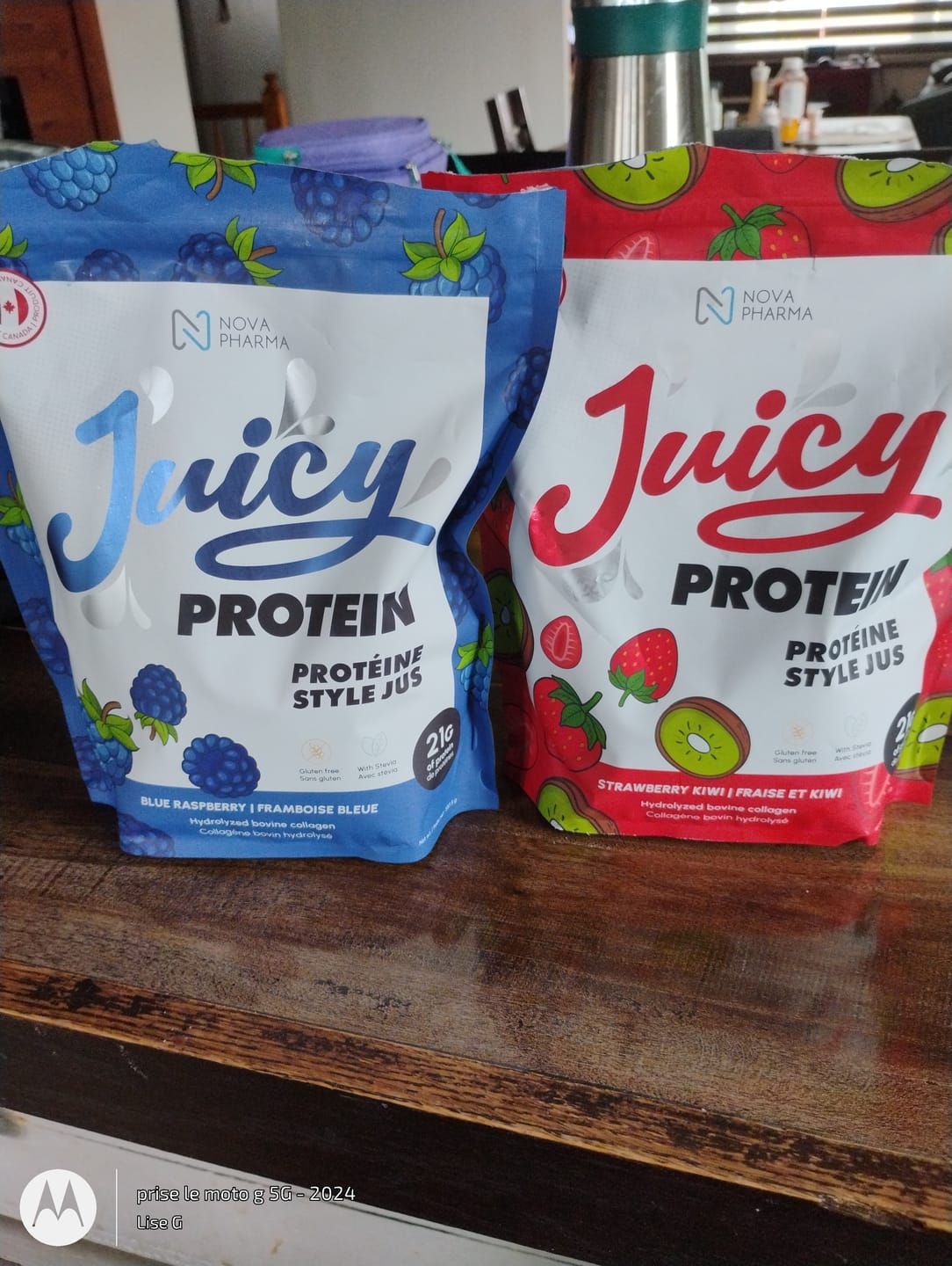 Customer photo review of Juicy protein