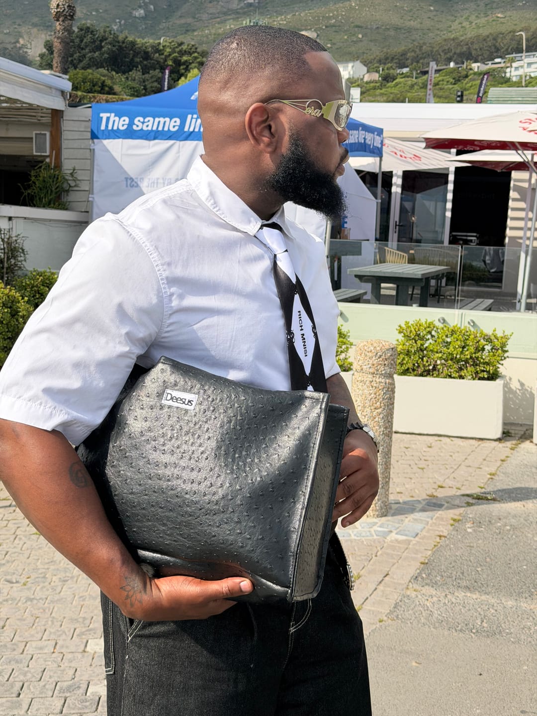 Customer photo review of Era Million Sunglasses - Silver (Worn by Zinhle on the L’tido Podcast)