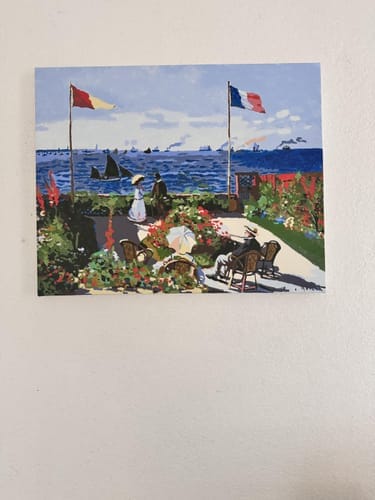 Customer photo review of La terrasse à Sainte-Adresse - Monet