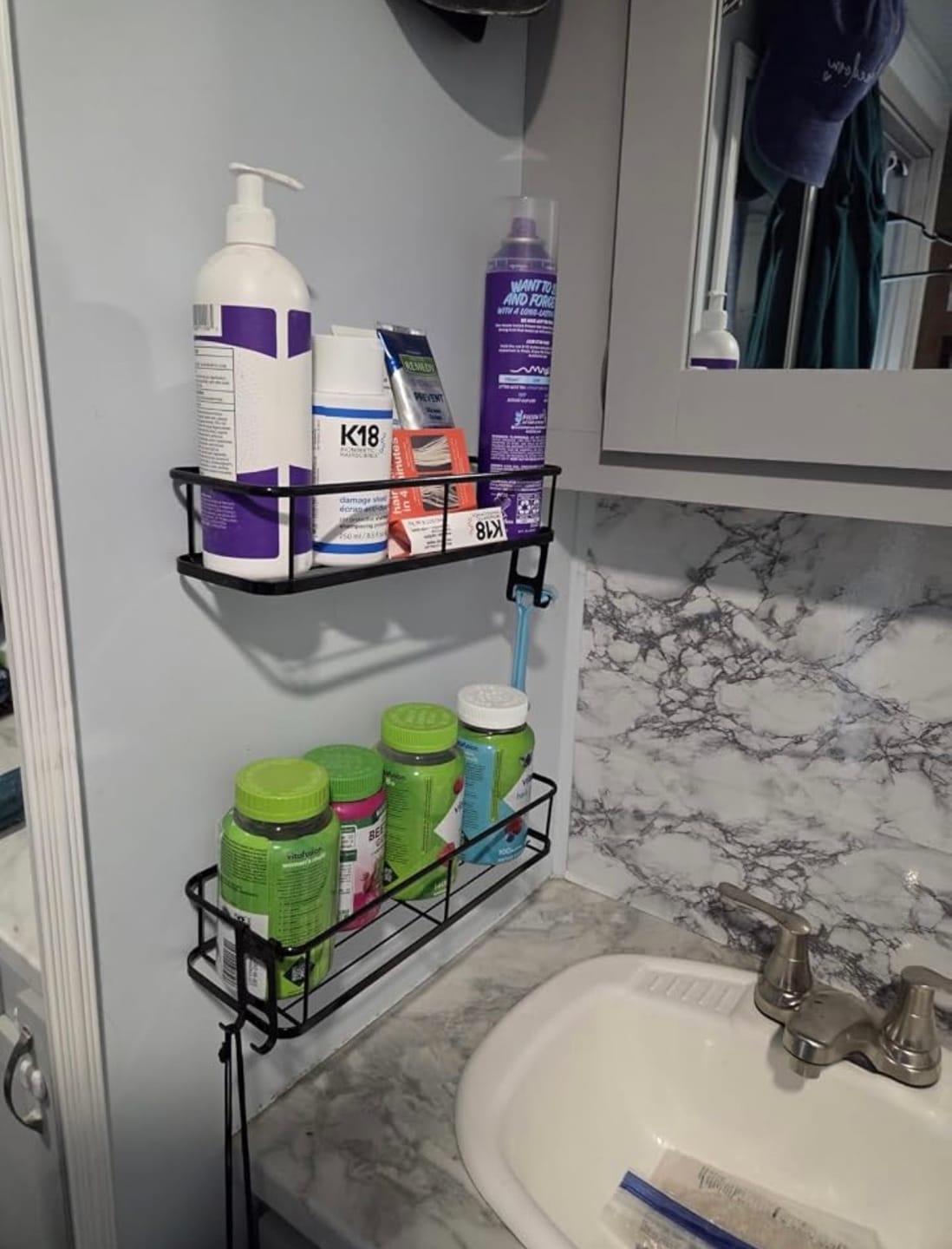 Customer photo review of Shower Rack Nova -Set