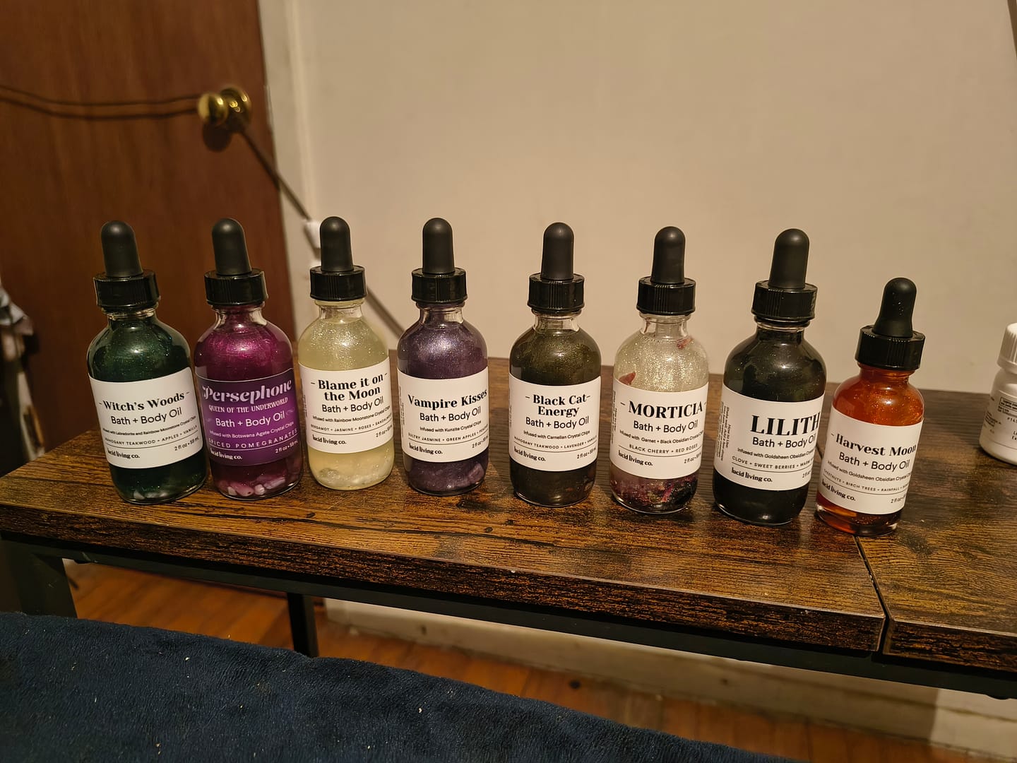 Customer photo review of Black Cat Energy Bath & Body Oil