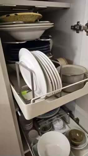 Customer photo review of Pull Out Cabinet Organizer