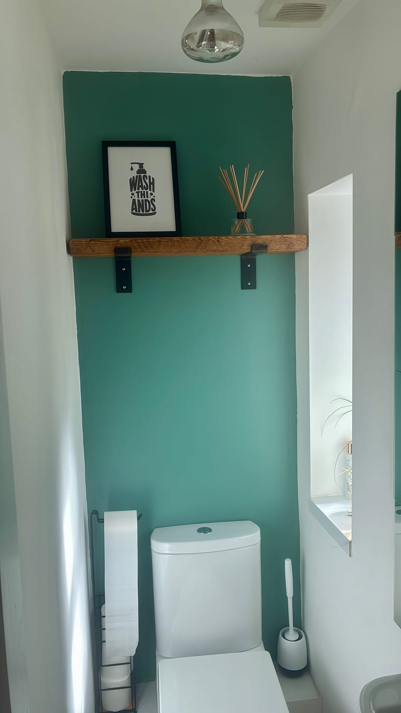 Customer photo review of Wash Thi Ands - Typographic Print