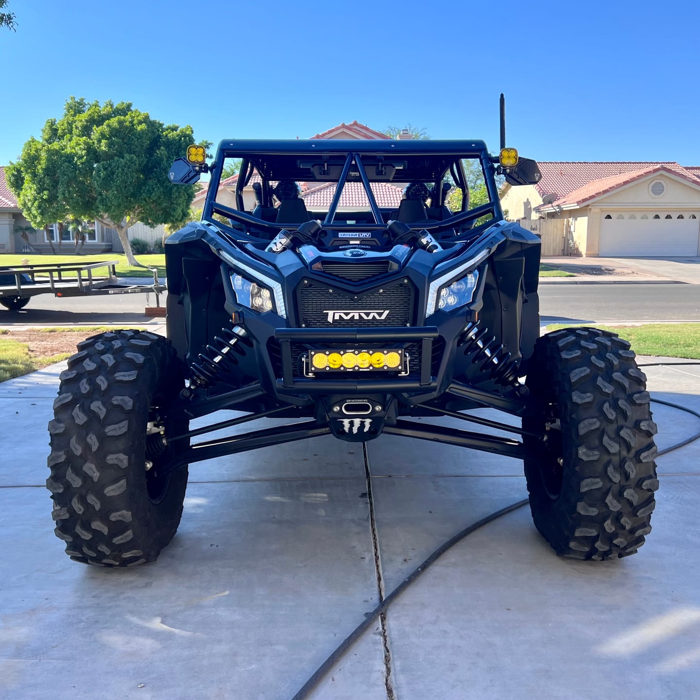 Customer photo review of Can-Am X3 Shock Tower Mount Brace