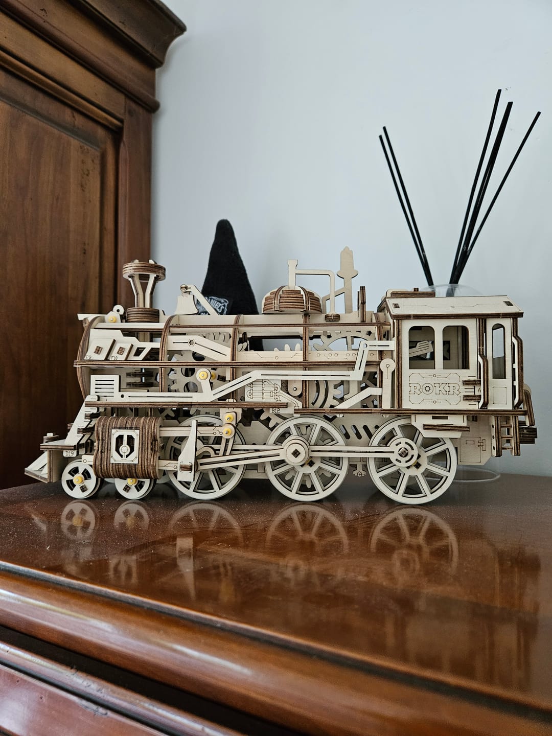 Customer photo review of Puzzle 3D bois | Locomotive Mécanique